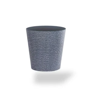 pot pour plante en plastique gris