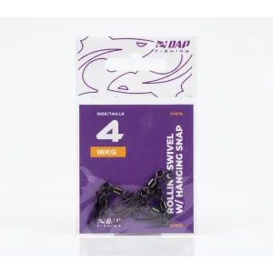 Rolling Swivel W/ Hanging Snap