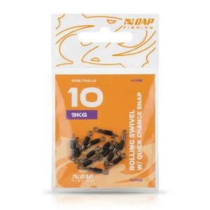 Rolling Swivel W/ Quick change snap