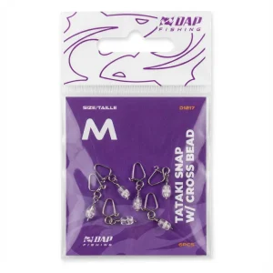 TATAKI SNAP W/ CROSS BEAD