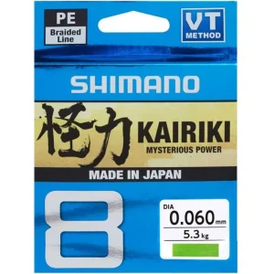 Tresse Shimano Kairiki Sx8 Vert – 300M